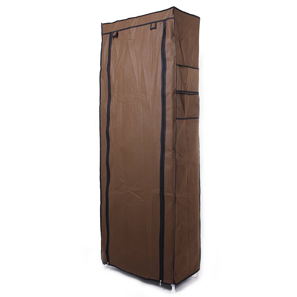 RoomSaver 9-Tier Shoe Rack – Space-Saving Fabric Organizer (Coffee Color)
