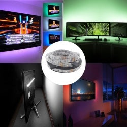 RGB LED Strip Lights – 32.8ft Color-Changing Light Kit with Remote (300 LEDs)